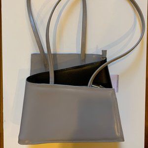 Coated leather purse, French boutique AMARYLIS